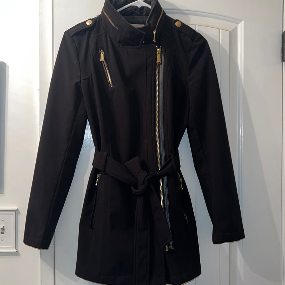 Black Michael Kors Trench